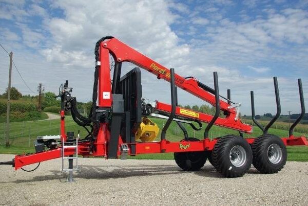 Remorque bois PERZL PRW 12-4 – usage agricole et forestier